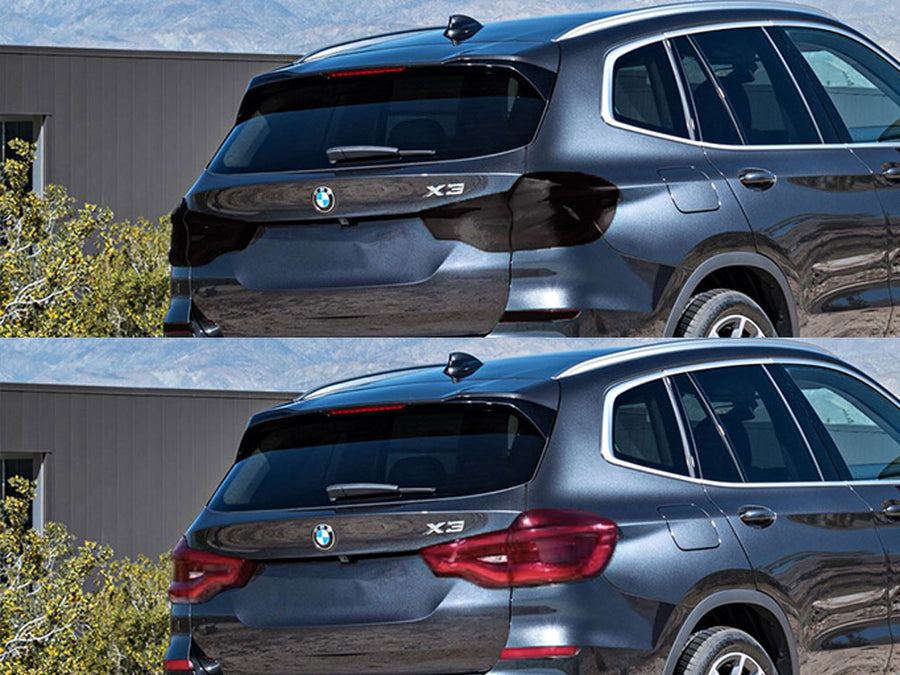 x3 Before and After Smoked Taillights