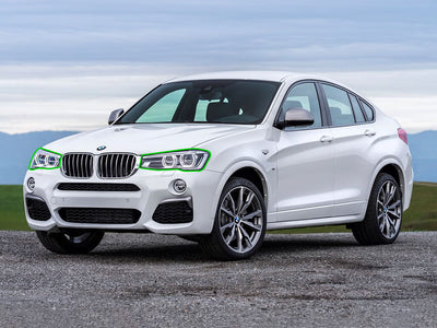bmw x4 2015-2018 Headlight Protection Installation Location