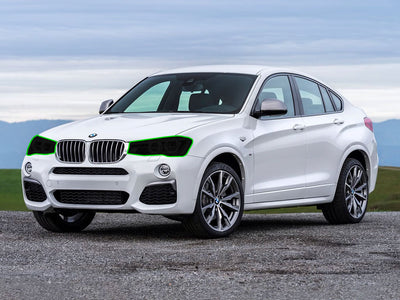 bmw x4 2015-2018 Headlight Tint Location