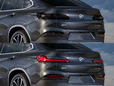 x4 Before and After Smoked Taillights