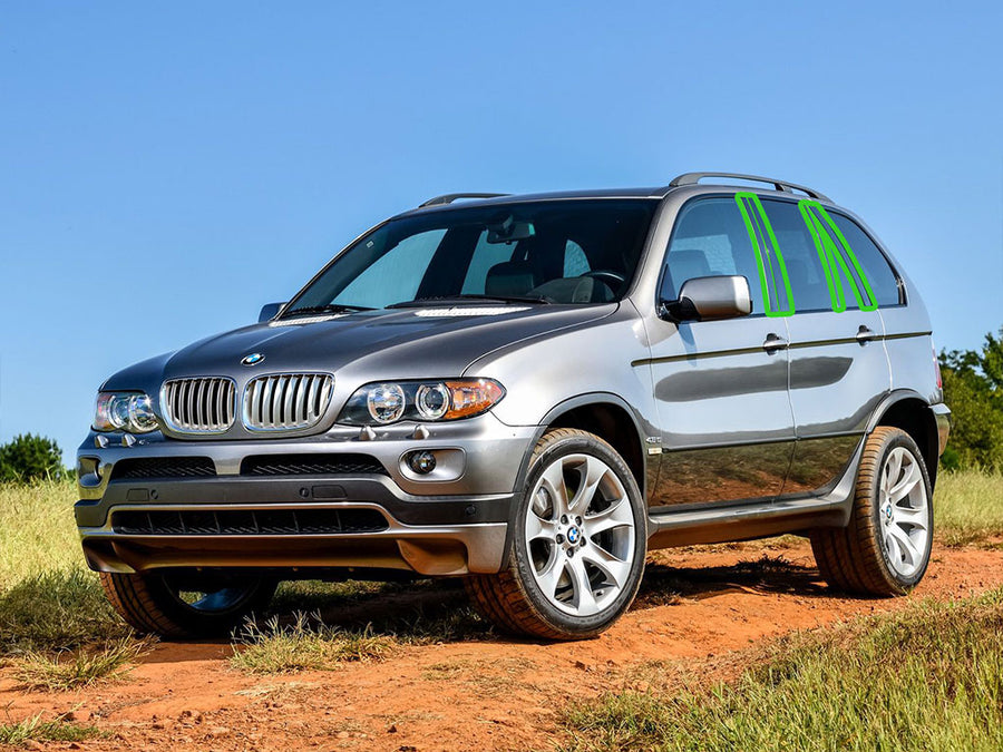bmw x5 2000-2006 Pillar Post Trim Installation Location