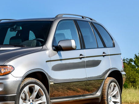 bmw x5 2000-2006 Gloss Black Pillar Cover Diagram