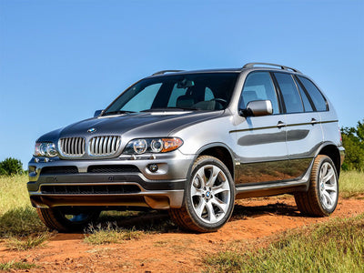 bmw x5 2000-2006 Piano Black Pillar Trim