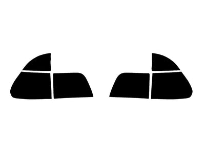 x5 Precut Tail Light Tint Diagram