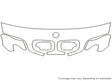 x5 Avery Dennison Clear Bra Hood Precut PPF Diagram