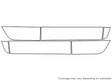 x5 Avery Dennison Clear Bra Door Cup Precut PPF Diagram