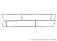 x5 Avery Dennison Clear Bra Door Cup Precut PPF Diagram