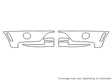x5 3M Clear Bra Bumper Precut PPF Diagram
