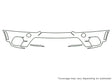 x5 Avery Dennison Clear Bra Bumper Precut PPF Diagram
