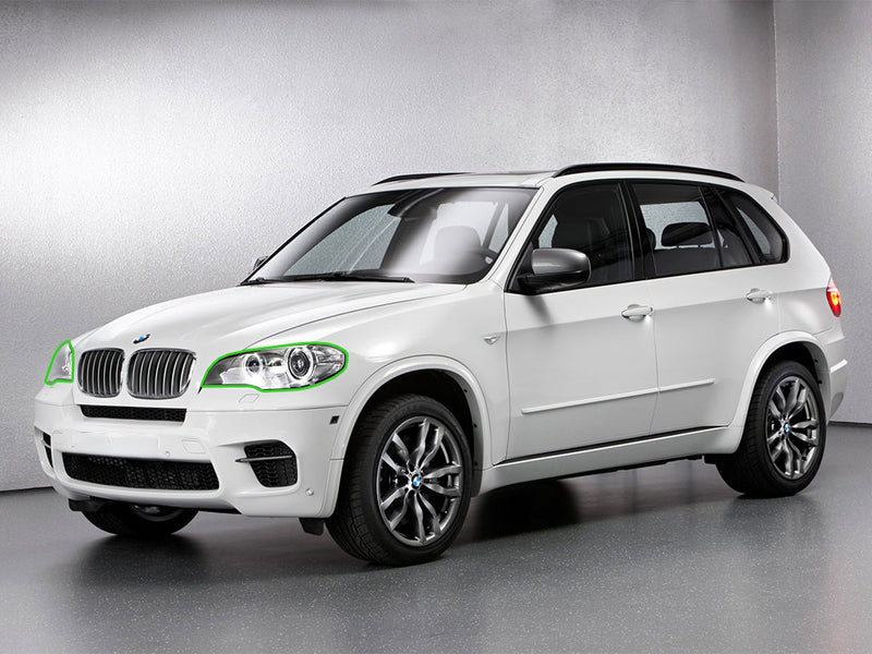 bmw x5 2011-2013 Headlight Protection Installation Location