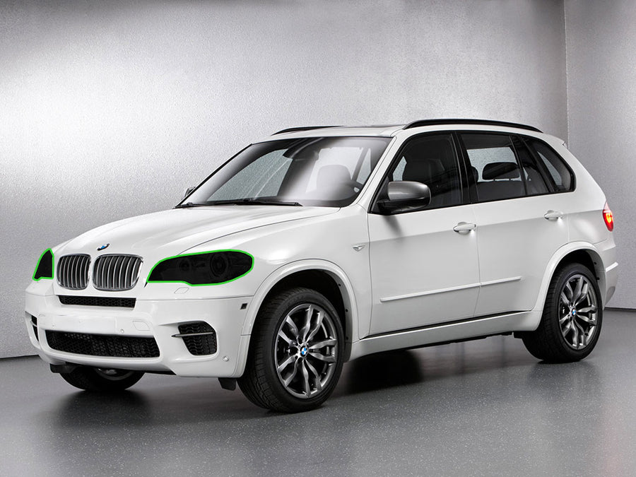 bmw x5 2011-2013 Headlight Tint Location