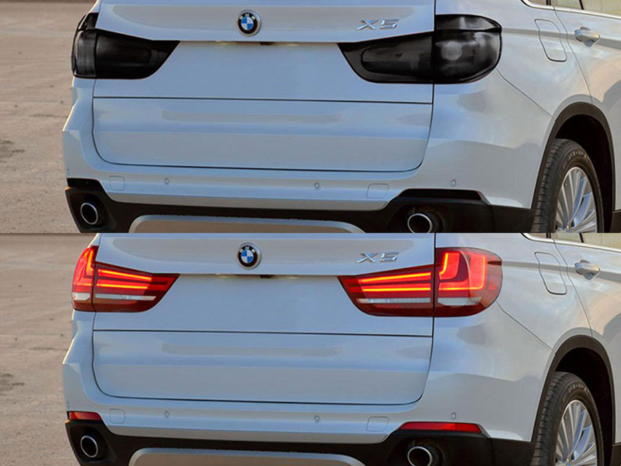x5 Before and After Smoked Taillights