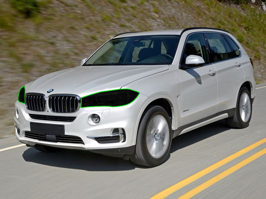 bmw x5 2014-2018 Headlight Tint Location