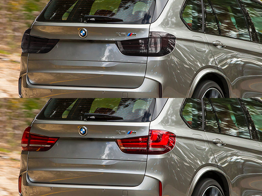 x5 Before and After Smoked Taillights