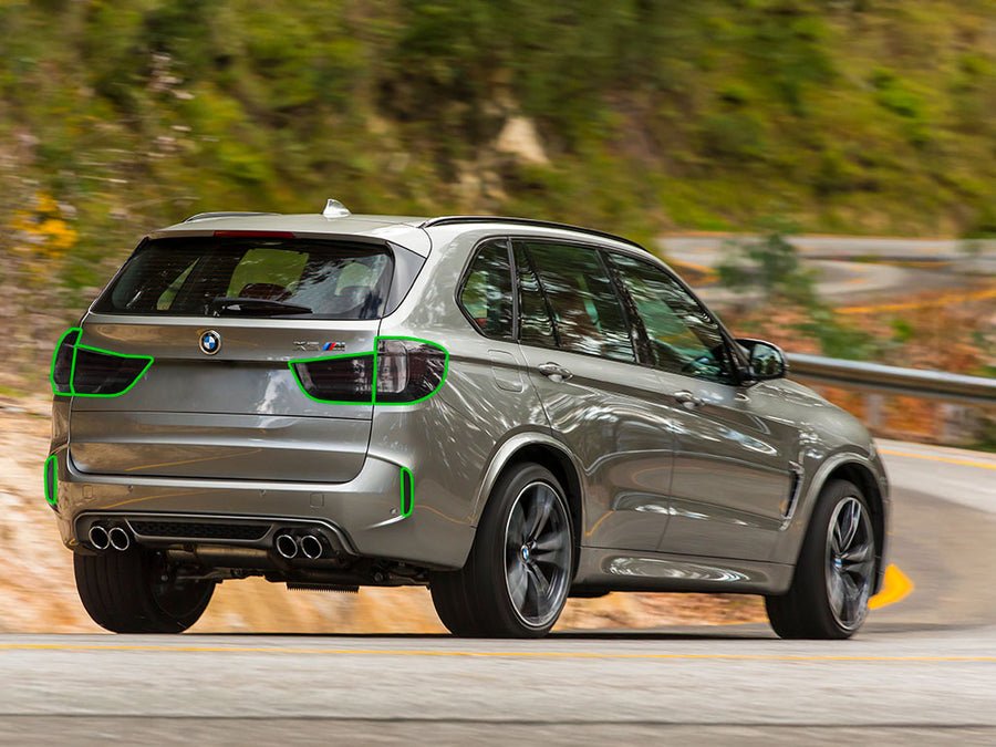 x5 Tail Light Tint Installation Points