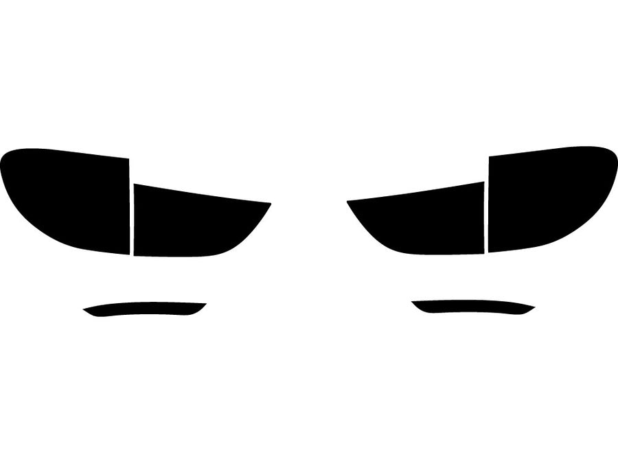 x5 Precut Tail Light Tint Diagram