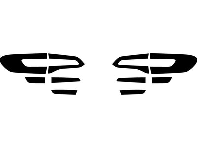x5 Precut Tail Light Tint Diagram