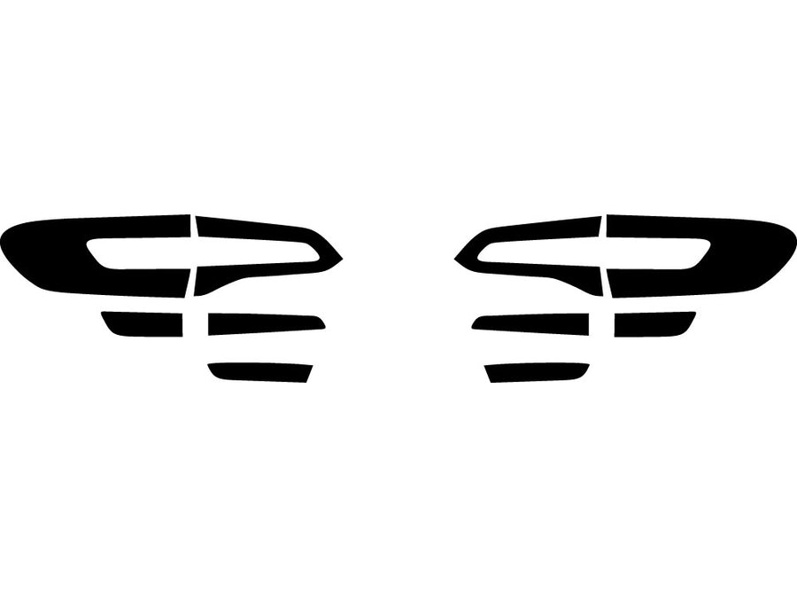 x5 Precut Tail Light Tint Diagram