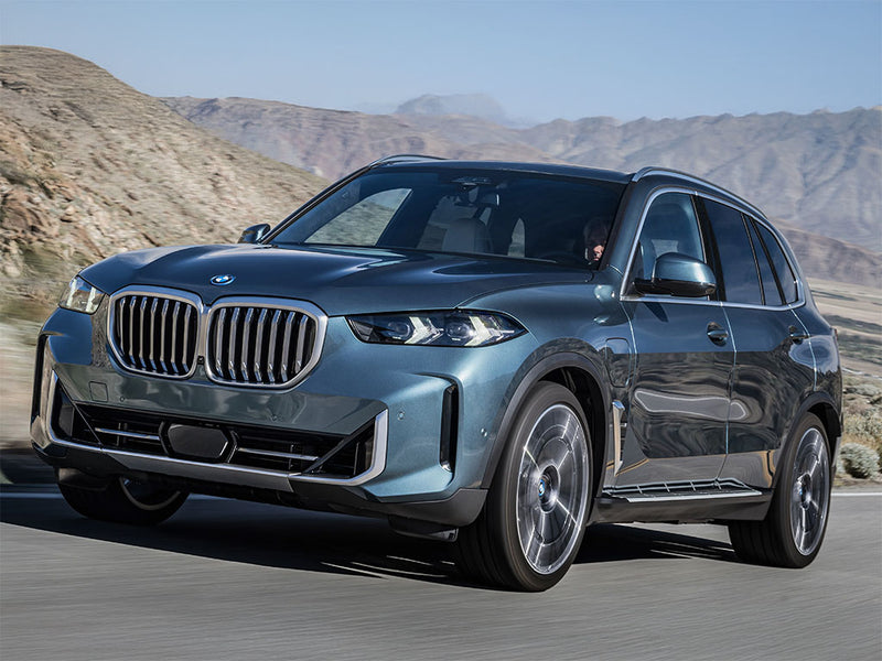 bmw x5 2019-2024 Brushed Aluminum Black Pillar Trim