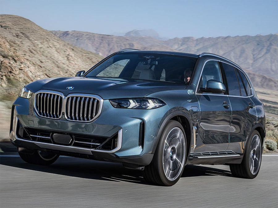 bmw x5 2019-2024 Brushed Aluminum Black Pillar Trim
