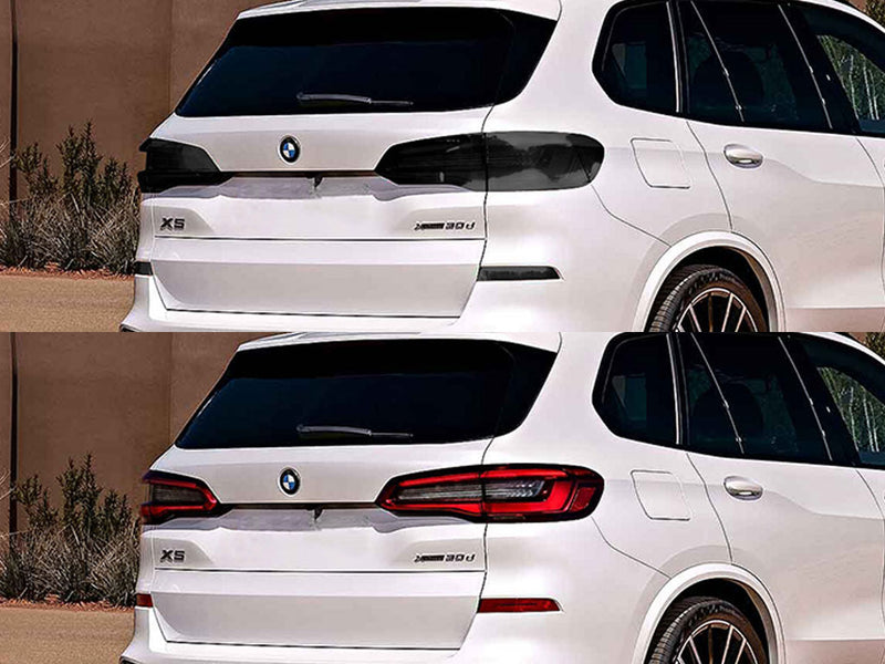 x5 Before and After Smoked Taillights