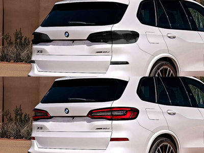x5 Before and After Smoked Taillights
