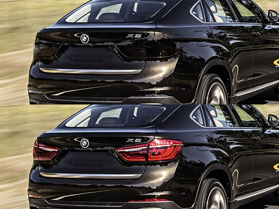 x6 Before and After Smoked Taillights