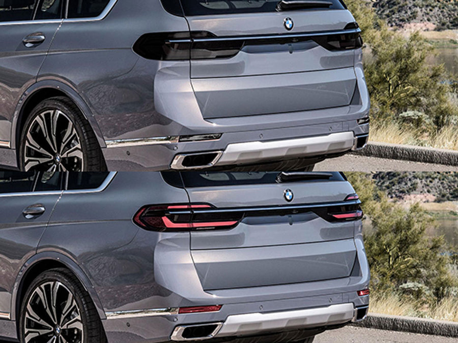 x7 Before and After Smoked Taillights