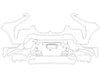 x7 3M Clear Bra Bumper Precut PPF Diagram