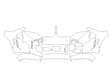 xm 3M Clear Bra Bumper Precut PPF Diagram
