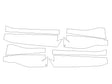 xm 3M Clear Bra Door Cup Precut PPF Diagram