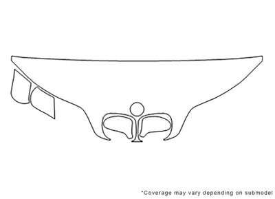 z3 Avery Dennison Clear Bra Hood Precut PPF Diagram