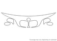 z3 3M Clear Bra Hood Precut PPF Diagram