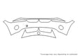 z4 Avery Dennison Clear Bra Bumper Precut PPF Diagram