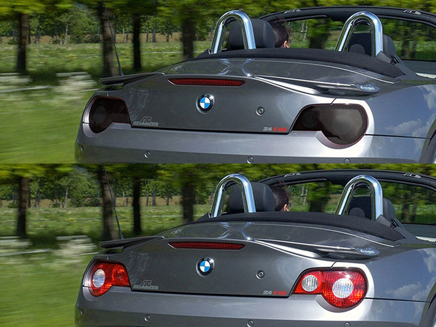 z4 Before and After Smoked Taillights