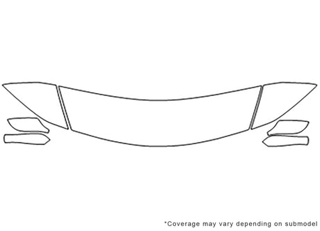 z4 Avery Dennison Clear Bra Hood Precut PPF Diagram