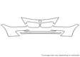 z4 Avery Dennison Clear Bra Bumper Precut PPF Diagram