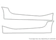 z4 3M Clear Bra Door Cup Precut PPF Diagram
