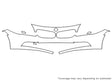 z4 3M Clear Bra Bumper Precut PPF Diagram