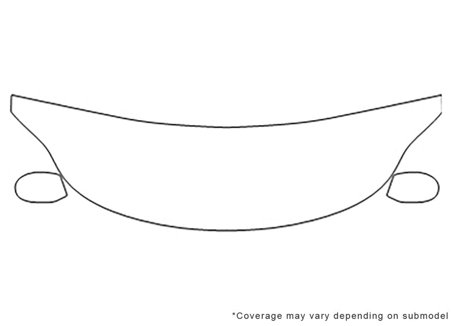 z4 3M Clear Bra Hood Precut PPF Diagram
