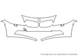 z4 Avery Dennison Clear Bra Bumper Precut PPF Diagram
