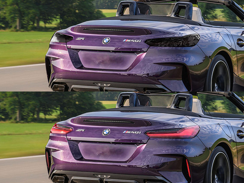 z4 Before and After Smoked Taillights