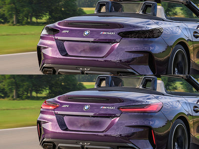 z4 Before and After Smoked Taillights