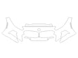 z4 3M Clear Bra Bumper Precut PPF Diagram
