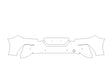 z4 3M Clear Bra Door Cup Precut PPF Diagram