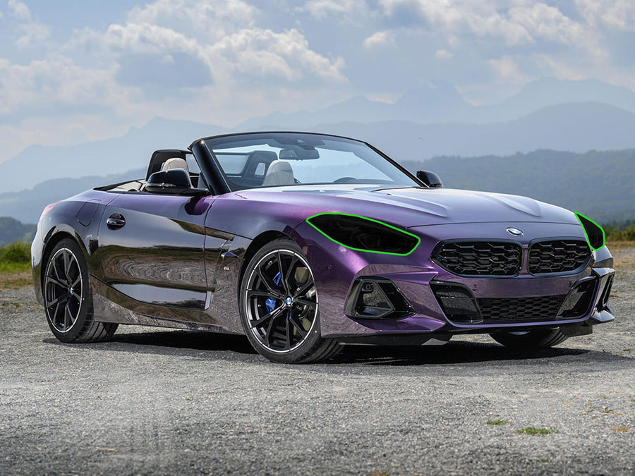 bmw z4 2019-2025 Headlight Tint Location