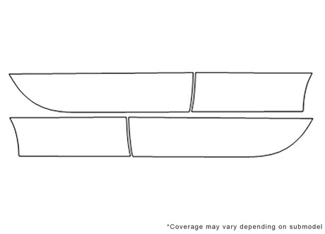 z8 3M Clear Bra Door Cup Precut PPF Diagram
