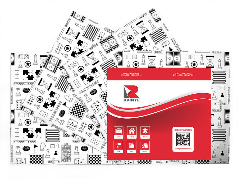 board games hobby Craft Vinyl Sheet Pack