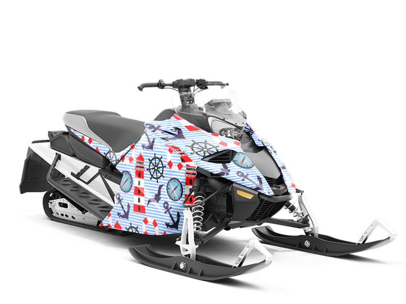 Boardwalk Sights Summertime Custom Wrapped Snowmobile