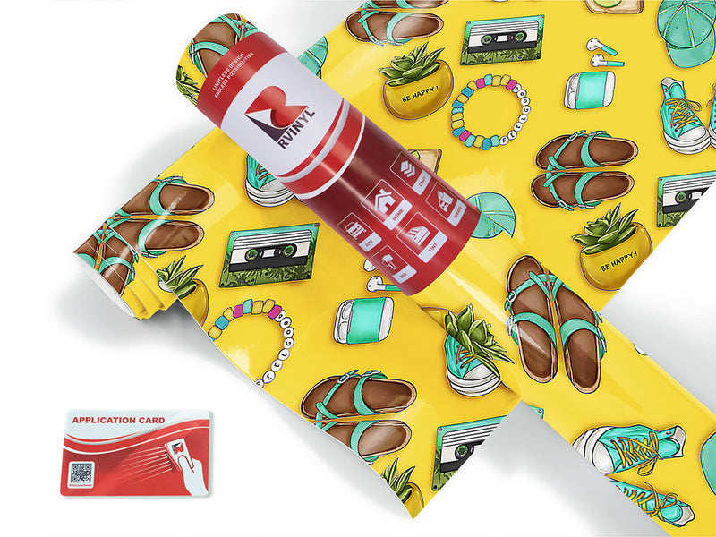 boardwalk stroll summertime Craft Vinyl Roll